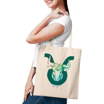 Taurus Watercolor Zodiac Gift Tote Bag | Mazezy