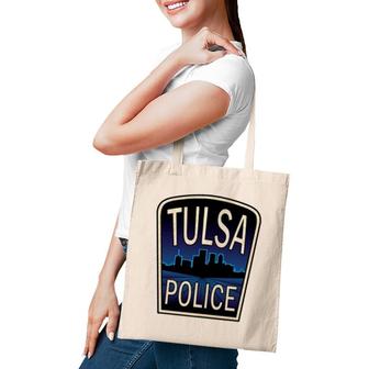 Tulsa Police Department Skyline Gift Tote Bag | Mazezy
