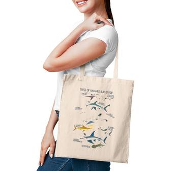 Types Of Hammerhead Shark Guide Tote Bag | Mazezy