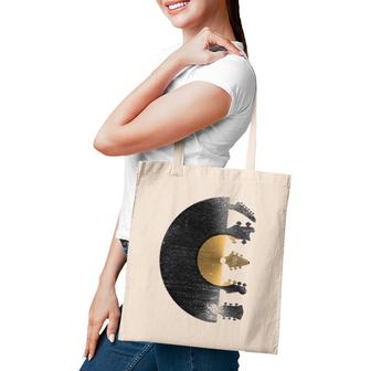 Vinyl Record Guitar Player Mens & Womens Sizes Tote Bag | Mazezy