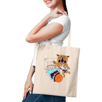 Wcats Dunk Basketball Funny T Tote Bag | Mazezy