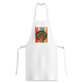 Black Smart Mom Afro African American Mothers Day Juneteenth  Apron