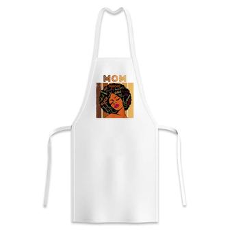 Black Smart Mom Afro African American Women Mother Day   Apron