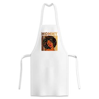 Womens Black Smart Mom Afro African American Women Mother Day  Apron