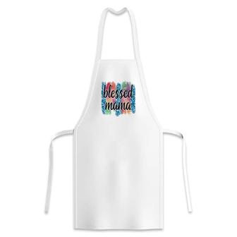 Colorful Blessed Mama Vintage Mothers Day Apron | Seseable UK