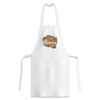 Florals Retro Mamaw Flower Vintage Mothers Day Apron | Seseable UK