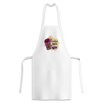 Funny Mama Needs Coffee Vintage Mothers Day Apron - Seseable
