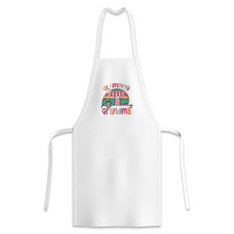 Glamping Grandma Colorful Design For Grandma From Daughter With Love New Apron | Seseable CA