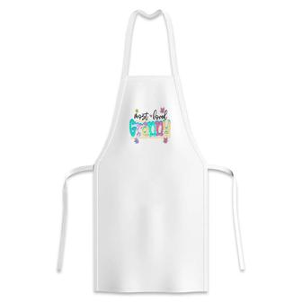 Most Loved Granny In The World From Daughter With Love Grandma New Apron - Seseable