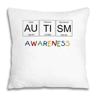 Autism Awareness Periodic Table Science Pillow | Mazezy CA