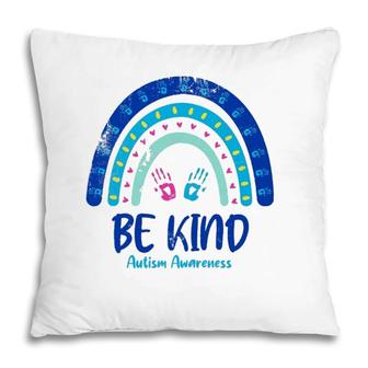 Be Kind Autism Awareness Month Pillow