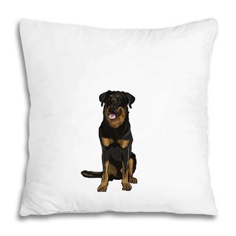 Beauceron Friend For Life Dog Lover Friendship Pillow | Mazezy