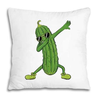 Dabbing Pickle Dancing Cucumber Lover Funny Gifts Pillow | Mazezy