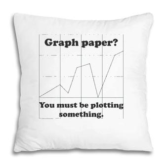 Graph Paper Very Punny Funny Math Pun Pillow | Mazezy