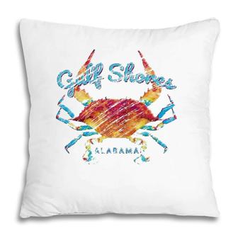Gulf Shores Al Alabama Blue Crab Pillow