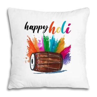 Happy Holi 2022 India Colors Spring Festival Hindu Pillow