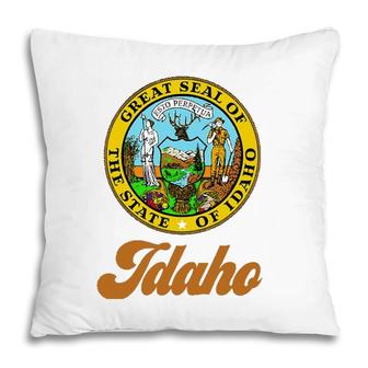 Idaho State Home I Love Idaho Tee Gem State Pillow | Mazezy