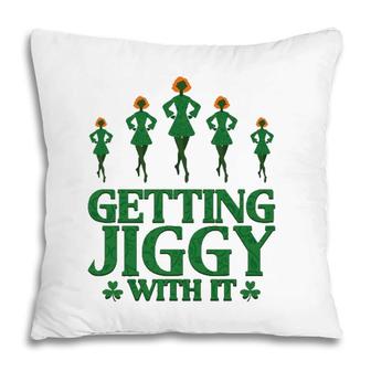 Irish Jig Getting Jiggy With It Pillow | Mazezy