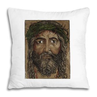 Jesus Face Jesus Christ Catholic Church Pillow