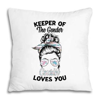 Keeper Of The Gender Reveal Cousin Baby Announcement Party Pillow | Mazezy