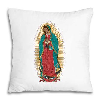 Lady Of Guadalupe - Virgen De Guadalupe Pillow | Mazezy CA