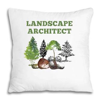 Landscape Architect Lawn Care Landscaping Pillow | Mazezy