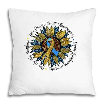 Love Doesnt Count Chromosomes Down Syndrome Sunflower Pillow | Mazezy