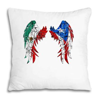 Mexican Puerto Rico Flag Mexico Mexican And Puerto Rican Pillow | Mazezy
