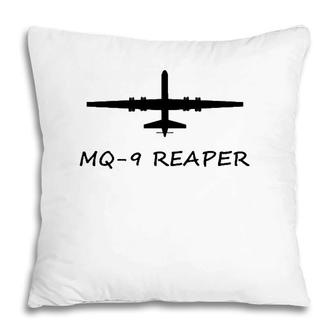 Mq-9 Reaper Drone Aircraft American Flag Demon Pillow | Mazezy