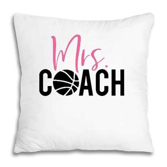 Mrs Basketball Coach For Basketball Coach Wife Pillow | Mazezy