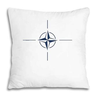 Nato Insignia Allied Forces Wind Rose Pillow | Mazezy