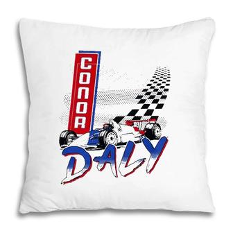 Official Conor Daly Indycar Retro Pillow | Mazezy
