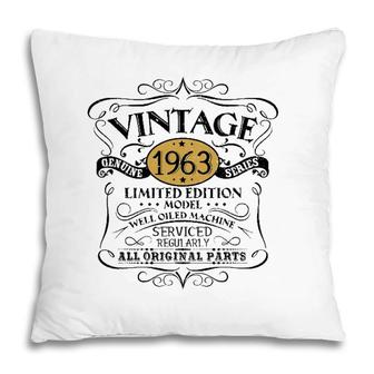 Vintage 1963 59Th Birthday Gift Men Women Original Design Pillow | Mazezy CA