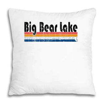 Vintage 80S Style Big Bear Lake Ca Pillow | Mazezy