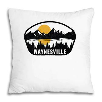 Waynesville North Carolina Nc Vacation Souvenir Pillow