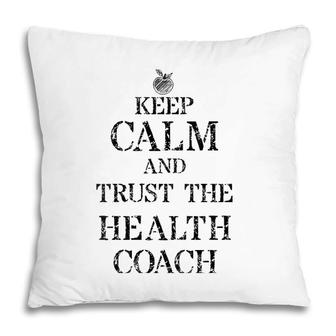 Womens Health Coach - Keep Calm And Trust The Health V-Neck Pillow | Mazezy