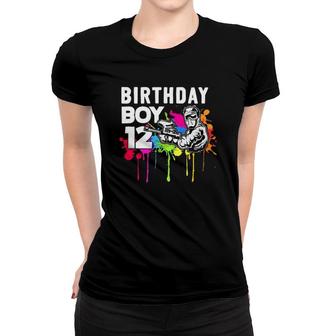 12 Years Old Paintballer Gear Gift 12Th Paintball Birthday Women T-shirt - Seseable