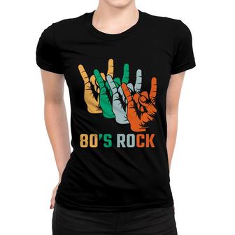 80S Rock Retro Vintage Music Lovers 80S 90S Style Women T-shirt - Seseable