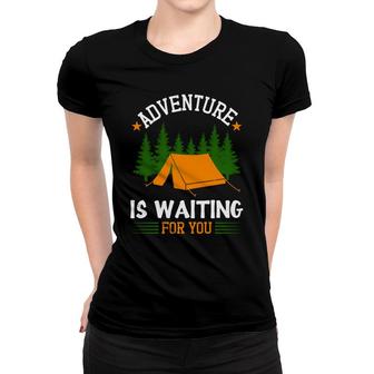Adventure Is Waiting For You Explore Travel Lover Women T-shirt - Seseable