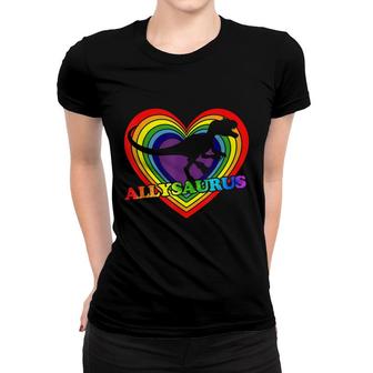 Allysaurus Ally T Rex Dinosaur Gay Pride Parade Lgbt Women T-shirt - Thegiftio UK