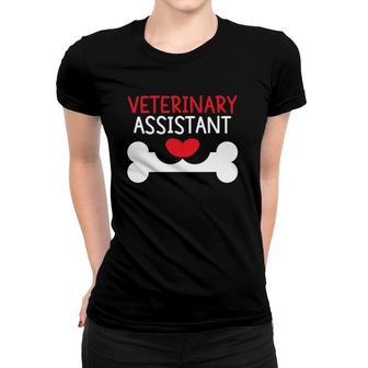 Animal Helper Veterinary Assistant Pawsitive Women T-shirt | Mazezy