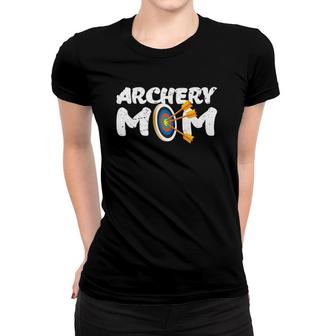 Archery Mom Archer Arrow Bow Target Funnygift Women T-shirt | Mazezy AU