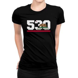 Area Code 530 - Lake Tahoe California Women T-shirt | Mazezy