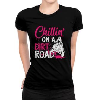 Atv Four Wheeler Chillin On A Dirt Road Women T-shirt | Mazezy