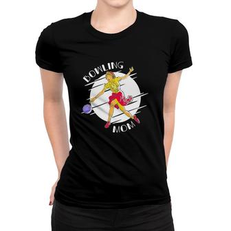 Bowling Mom Mother’S Day 2022 Pin-Up Mama Bowling Player Women T-shirt | Mazezy
