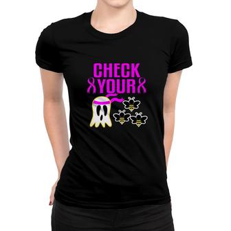 Breast Cancer Awareness Halloween Boo Bees Funny Women T-shirt - Monsterry AU