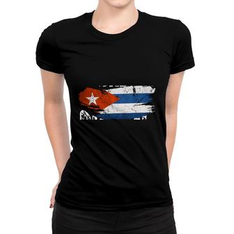 Cuba Flag Pride Dna Cuban Husband Dad Love Proud Fathers Day Women T-shirt - Seseable