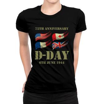 D-Day 75Th Anniversary - Wwii Memorial Women T-shirt - Seseable