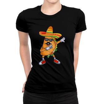 Dabbing Taco Funny Cinco De Mayo Mexican Party Women T-shirt - Seseable