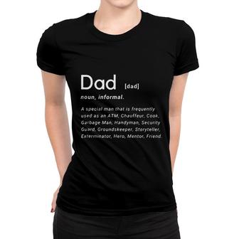 Dad Definition Impression Gift 2022 Style Women T-shirt - Seseable